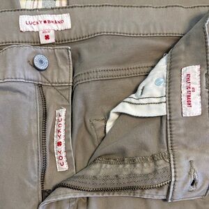 Lucky Brand Men's Straight Jeans in khaki - worn twice at the most.